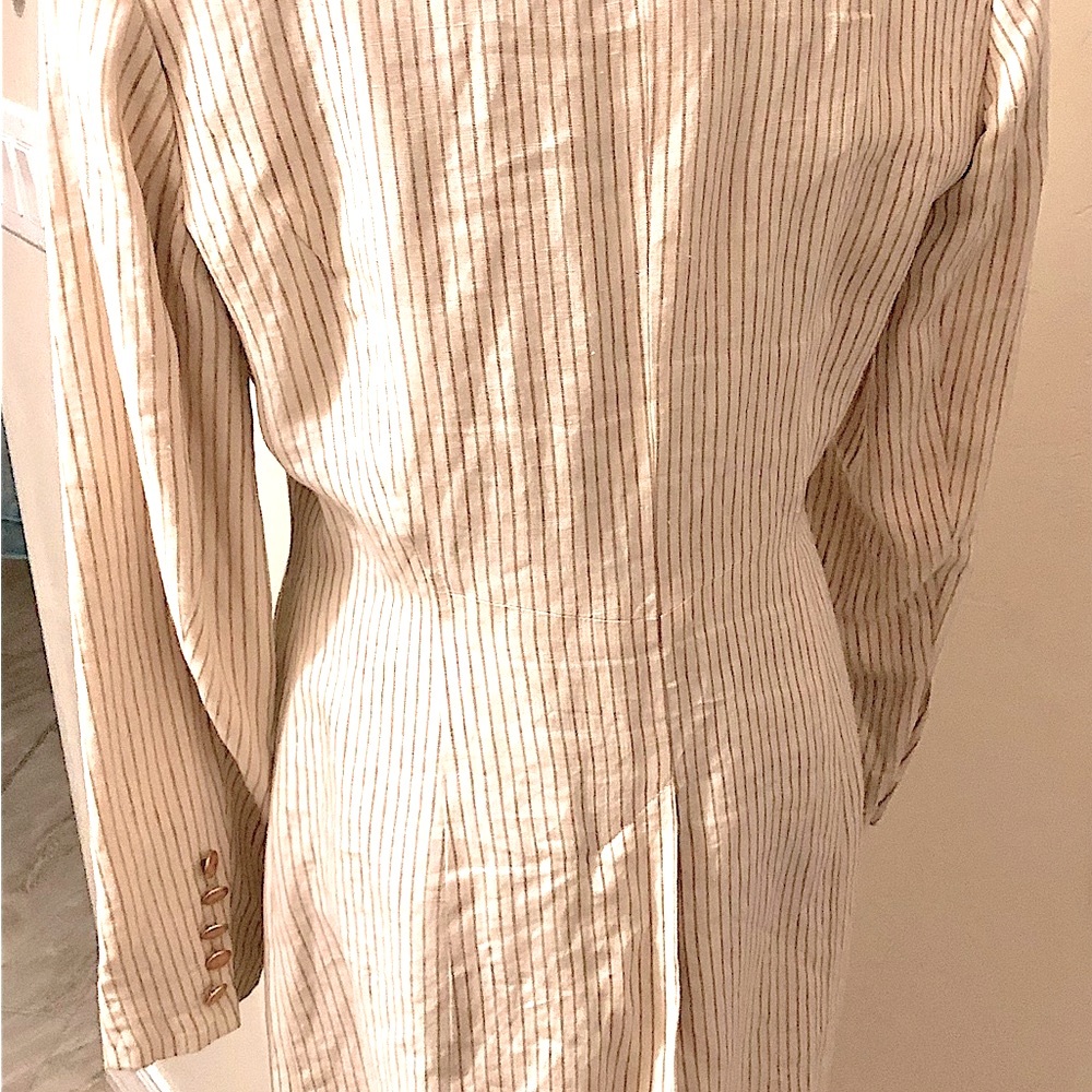 Vintage J Peterman Button down Equestrian style 💯% linen jacket. - Picture 4 of 11